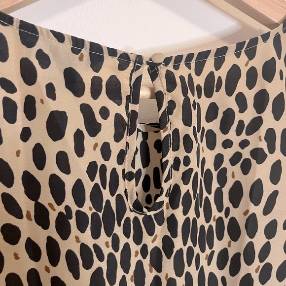 J.Crew Animal Print Blouse - Picture 6 of 8